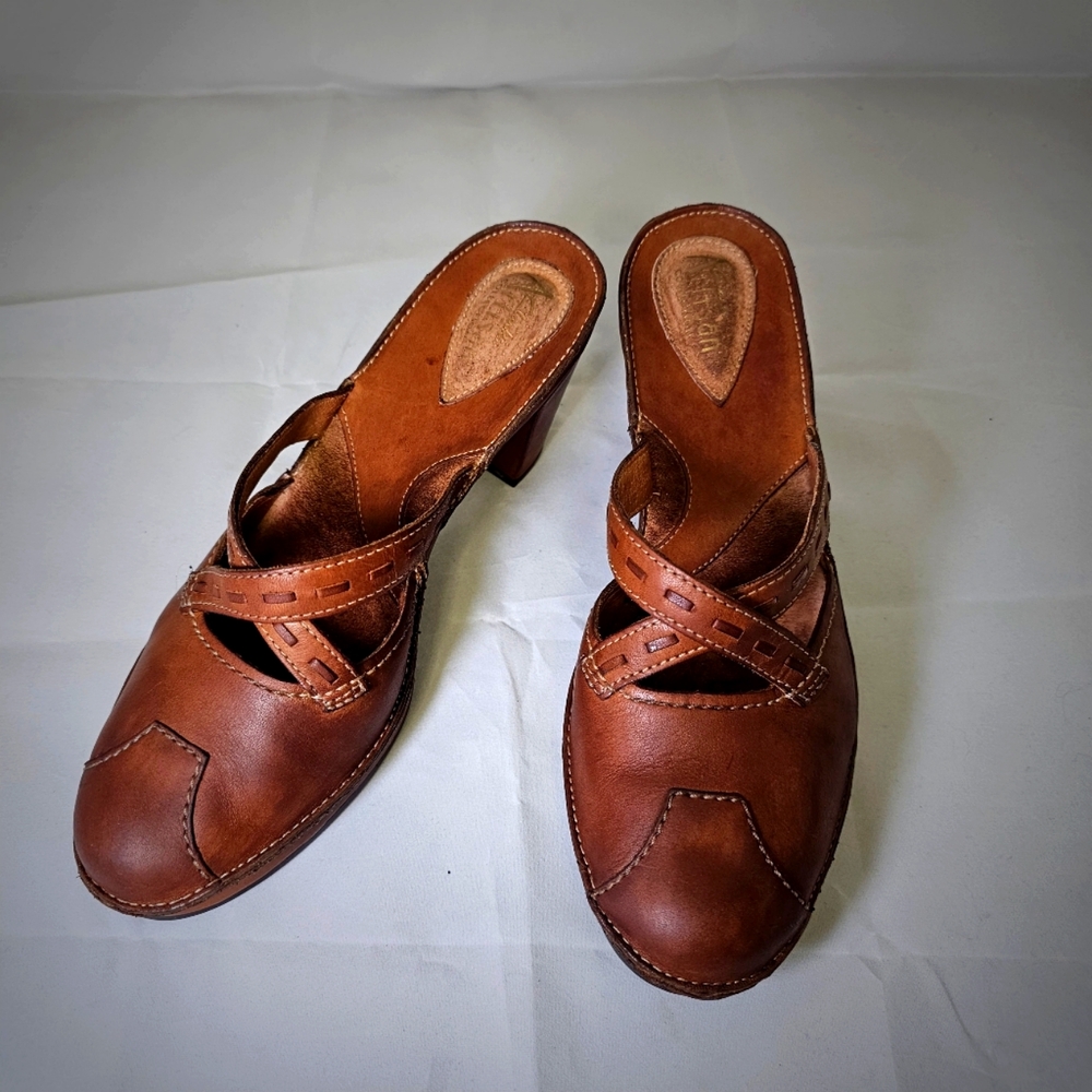 Clarks Artisan Wedge Heel Mule